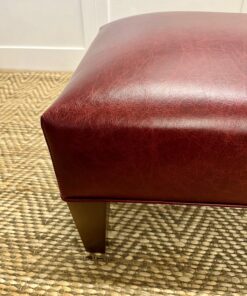Delcor-bespoke-luxury-footstool-meticulously handcrafted in Britain-choose from over 10,000 fabrics-including velvets-leathers-vast array of patterned and plain materials-available in a broad spectrum of colours-including grey-cream-blue-purple-red-green-and more-each piece showcases timeless design and comfort.
