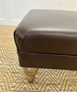 Delcor-bespoke-luxury-footstool-meticulously handcrafted in Britain-choose from over 10,000 fabrics-including velvets-leathers-vast array of patterned and plain materials-available in a broad spectrum of colours-including grey-cream-blue-purple-red-green-and more-each piece showcases timeless design and comfort.