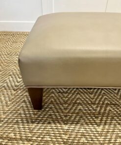 Delcor-bespoke-luxury-footstool-meticulously handcrafted in Britain-choose from over 10,000 fabrics-including velvets-leathers-vast array of patterned and plain materials-available in a broad spectrum of colours-including grey-cream-blue-purple-red-green-and more-each piece showcases timeless design and comfort.
